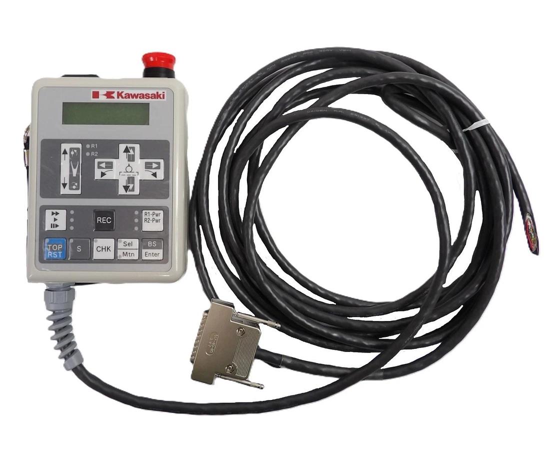 Used Kawasaki 50817-0074 Robot Teach Pendant Hand Held Controller Working Surplus