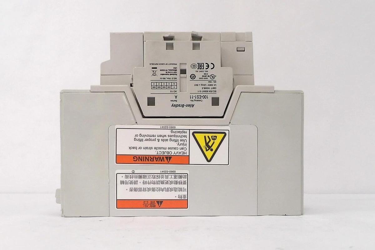 Used AB Allen-Bradley 100-E205 3-Pole Direct On Line Contactor Series A Working