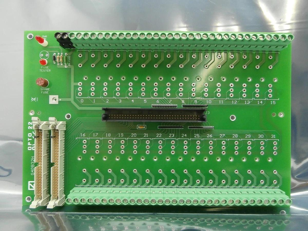 Used Opto 22 G4PB32H 32-Channel Field Control I/O Module Rack Chassis PCB New
