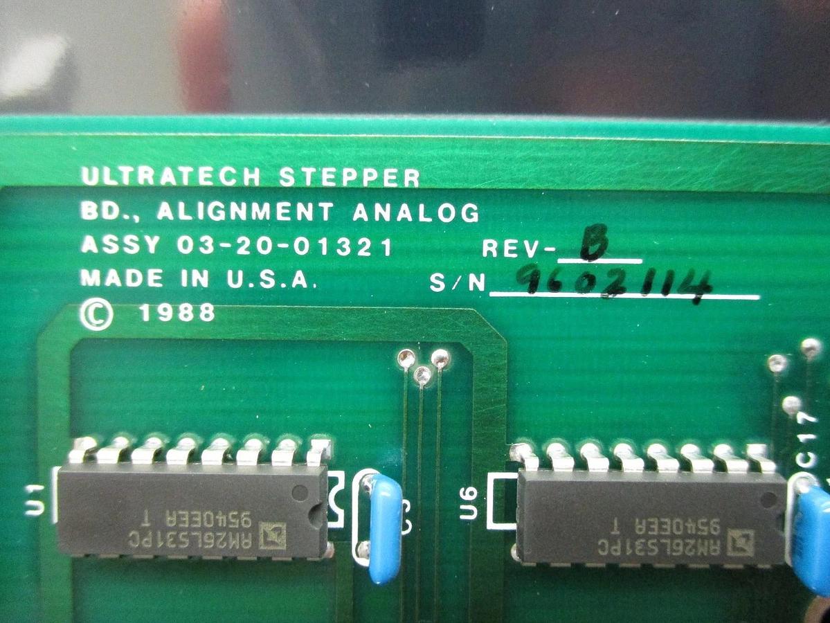 Used Ultratech Stepper 03-20-01321 Analog Alignment Board PCB Rev. B 4700 Titan Used