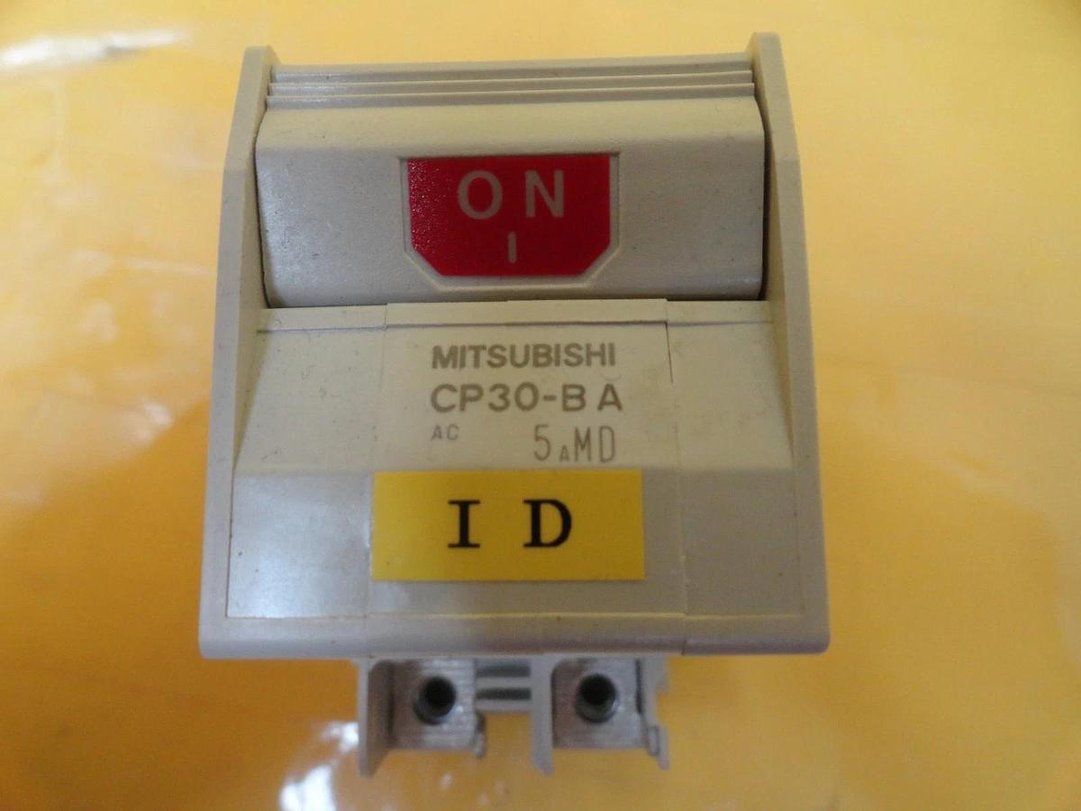 Used Mitsubishi CP30-BA Circuit Protector 2-Pole 5A Reseller Lot of 9 Used Working