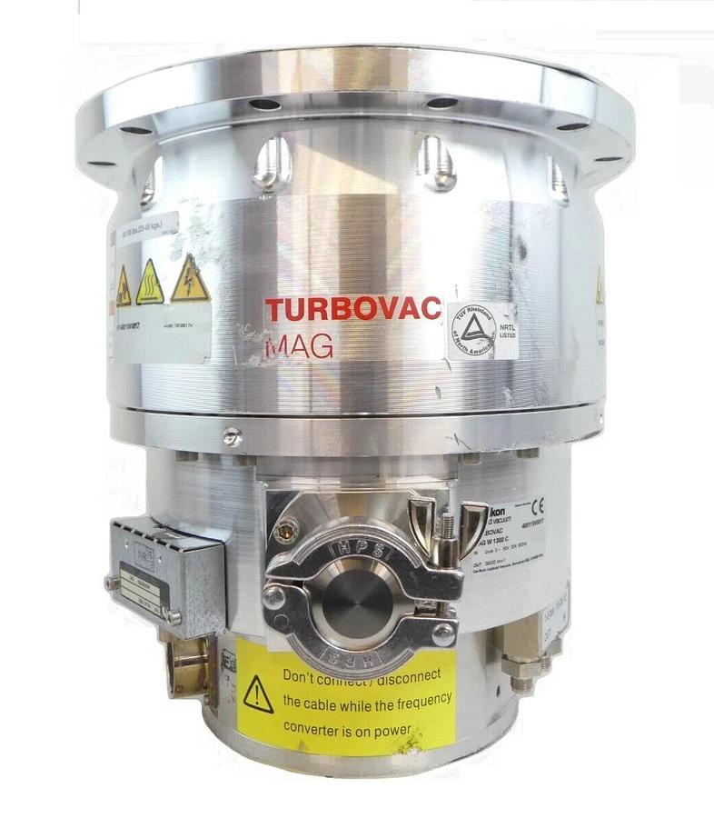 Used TURBOVAC MAG W 1300 C Leybold 400110V0017 Turbomolecular Pump 27619 Hours Tested