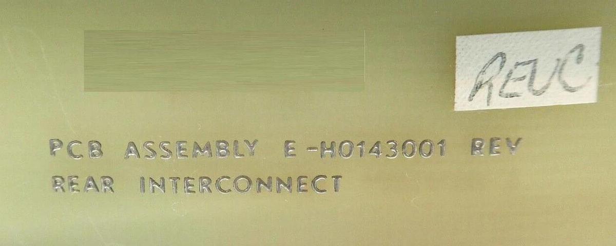 Used Varian Semiconductor VSEA E-H0143001 Rear Interconnect PCB Rev. C Working Spare
