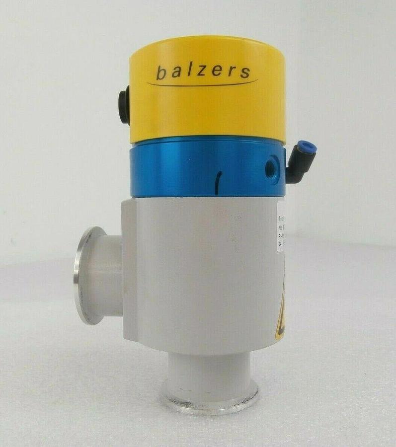 Used Balzers BPV51325 Right Angle Vacuum Isolation Valve EVL 040 P Working Surplus
