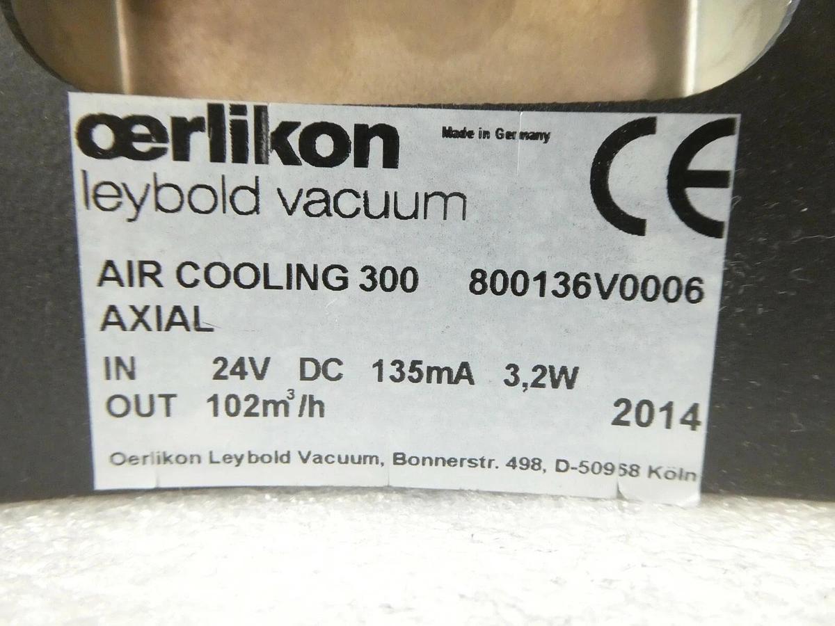 Used TURBOVAC T 350i Leybold 800136V0006 Turbomolecular Pump Turbo 300 Axial Working