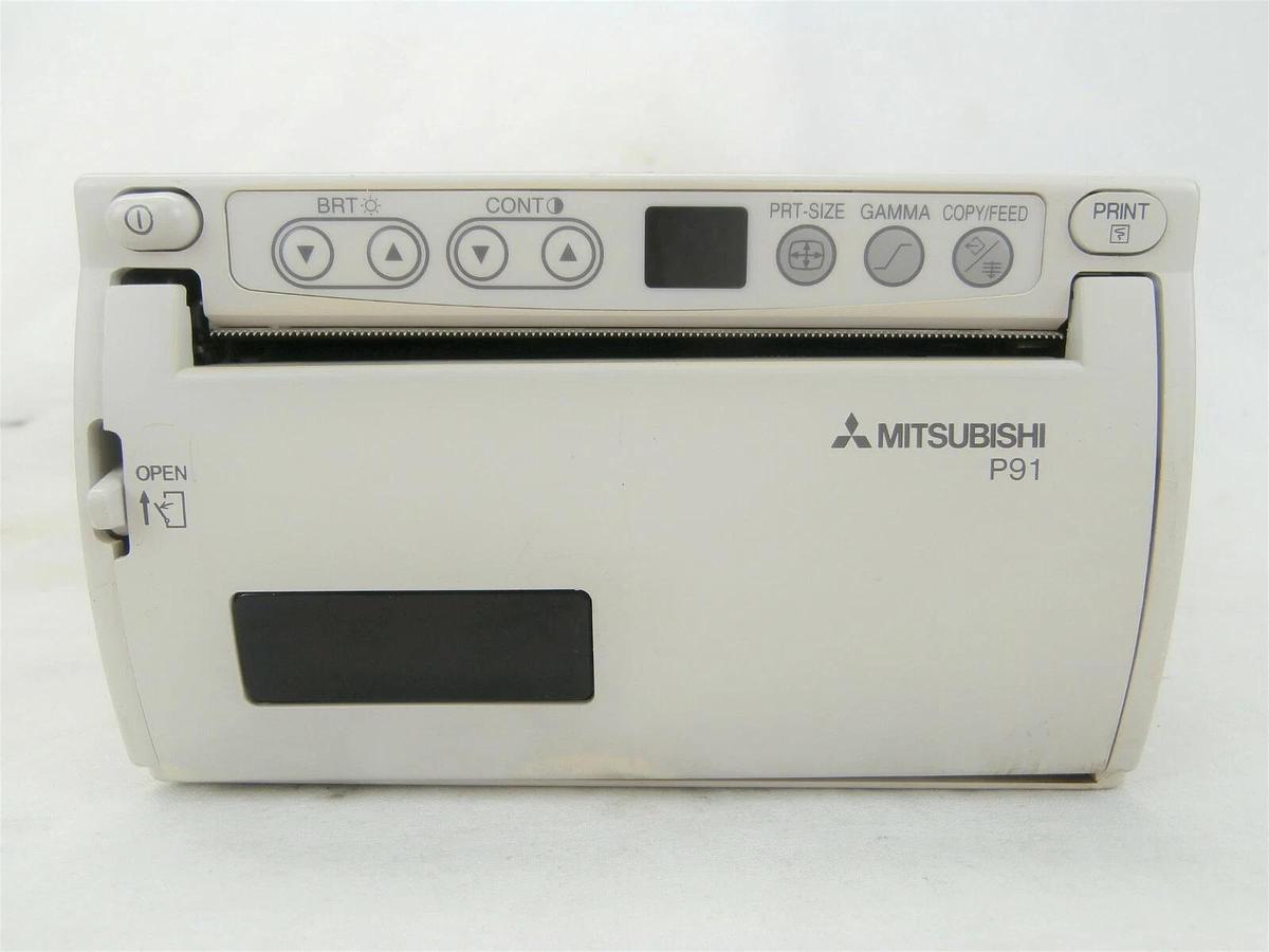 Used Mitsubishi Video Copy Processor Video Printer P90W P91W Lot of 2 Damaged As-Is