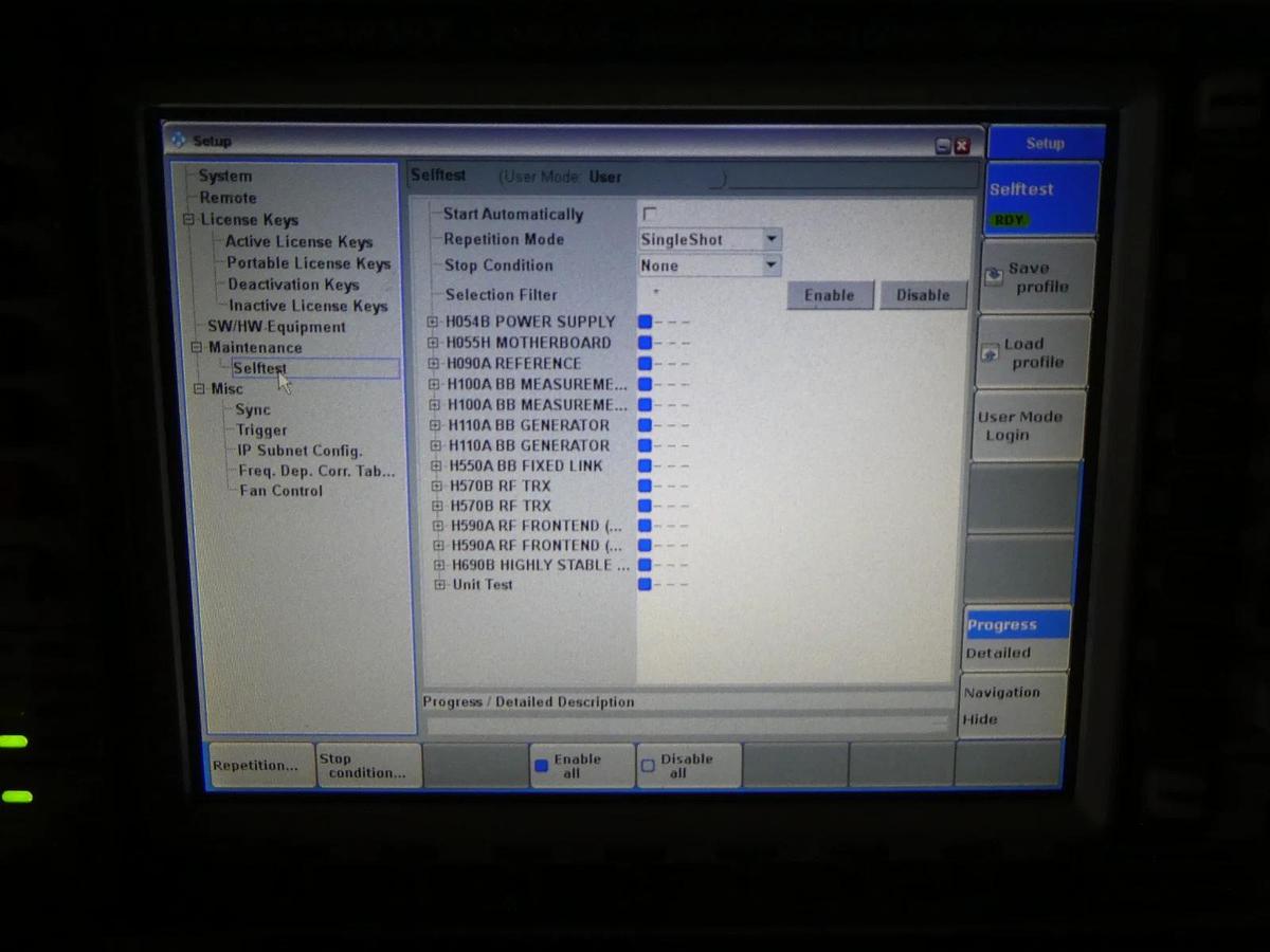 Used Rohde & Schwarz 1201.0002K50 Wideband Radio Comm Tester CMW 500 V 3.5.10 Split