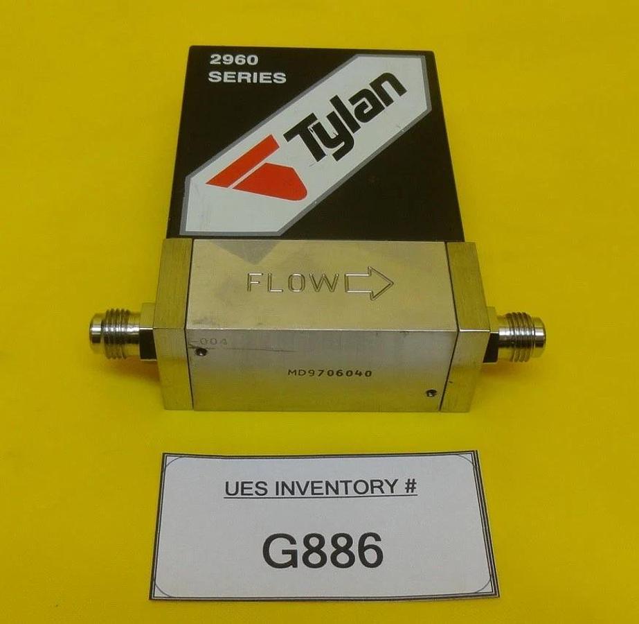 Used Tylan FC-2960MEP5 Mass Flow Controller MFC 2960 Series 200 SCCM N2 Used Working
