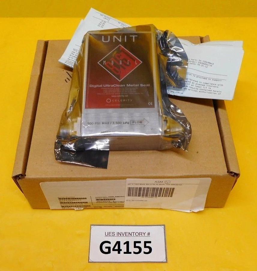 Used UNIT Instruments UFC-8161 Mass Flow Controller 6 SLM H2 ASM 54-123498A42 New