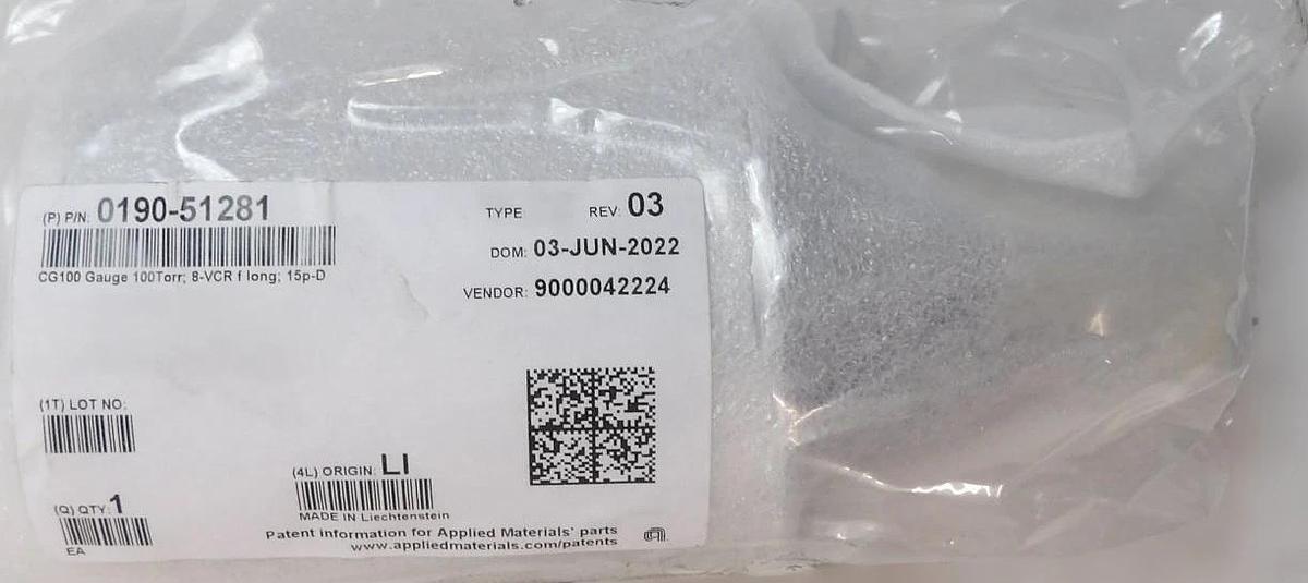 Inficon CG100 Capacitance Gauge AMAT Applied Materials 0190-51281 Lot of 3 New