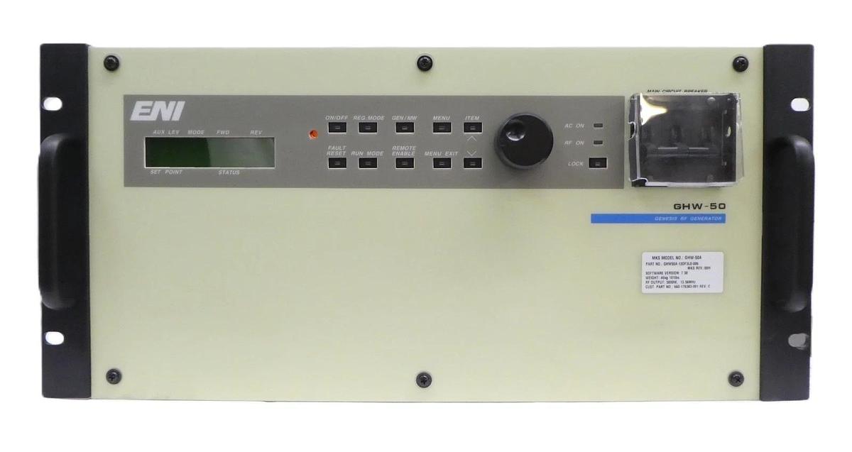 Used GENESIS GHW-50A ENI GHW50A-13DF3L0-006 RF Generator Lam 660-178383-001 Tested