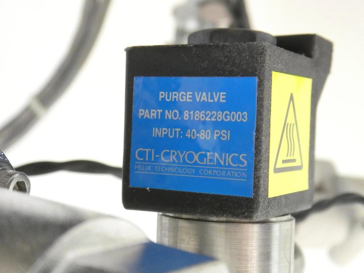 Used CTI-Cryogenics 8185095G001R On-Board IS-8F Cryopump AMAT Tested Working Surplus