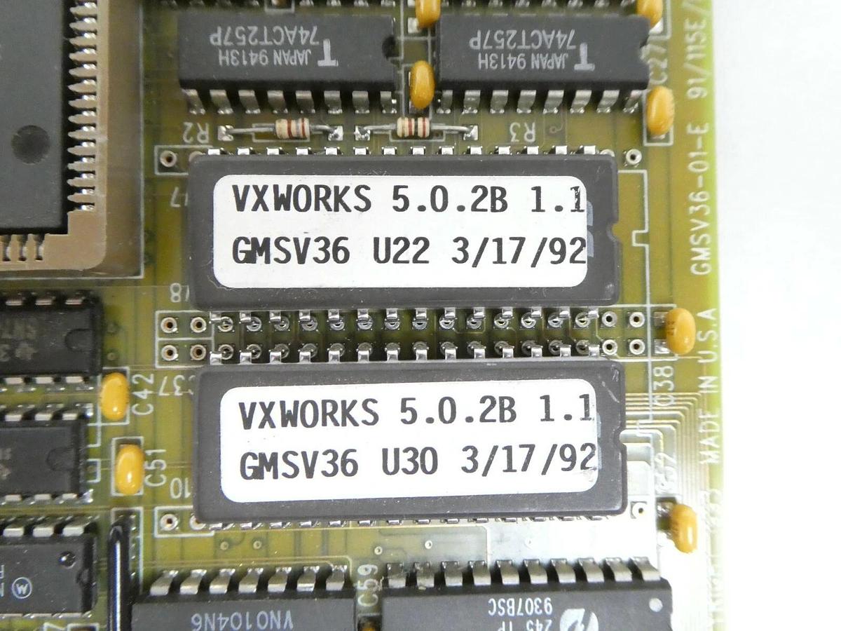Used General Microsystems GMSV36-01-E SBC VME Computer PCB Card AMAT 0190-40086 Spare