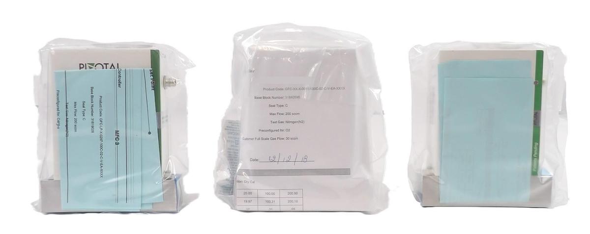 Used Pivotal Systems 32-03223 Mass Flow Controller MFC AMAT 0190-64044 Lot of 3 New