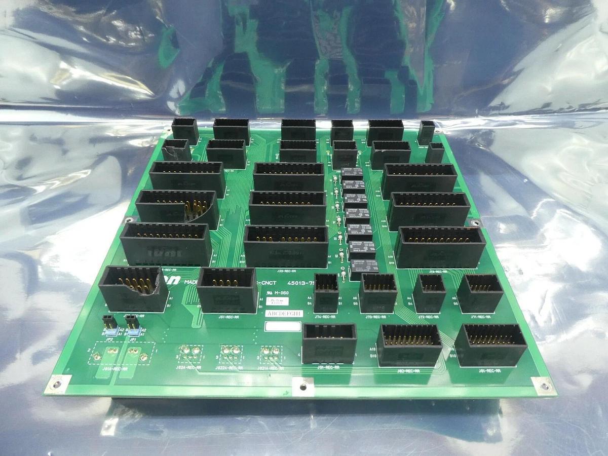 Used Nikon 4S013-755 Backplane PCB REC-CNCT NSR FX-601F Damaged Connectors As-Is