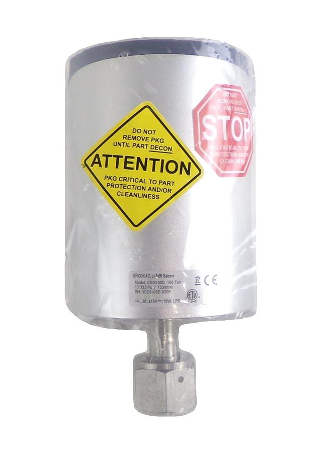 Inficon 3CD1-C5E-020B Diaphragm Gauge Manometer CDG100D New Surplus