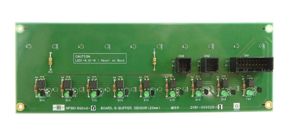 TEL Tokyo Electron NP8616Q040-0 9-Buffer Sensor PCB Board 2V81-000023-11 New