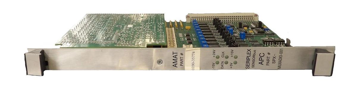 Used AMAT Applied Materials 0190-35774 APC Seriplex PCB Card SPX-MUXADIO-001 Untested