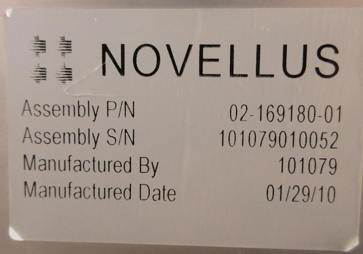 Used Novellus Systems 02-169180-01 Linear Track 15-165469-01 Working Surplus