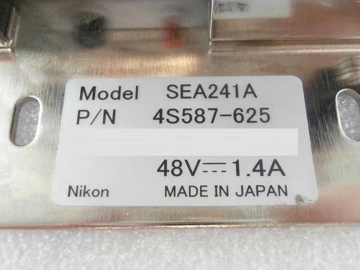 Used Nikon 4S587-625 AVIS2 ERG Amplifier SEA241A 4S013-374-2 NSR Series Working