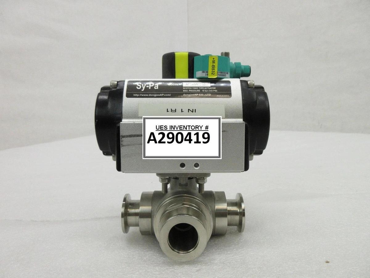 Used DongjooAP APS65R(CW) Ball Valve Scotch Type Yoke Actuator Sy-Pa Used