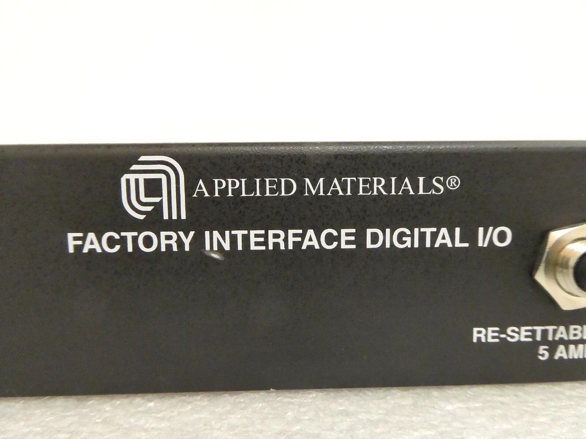Used MKS Instruments AS01224G-01 Factory Interface Digital I/O Module AMAT Working