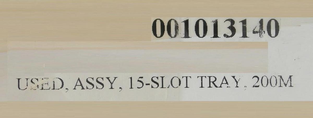 Used AMAT Applied Materials 0010-13140 200mm Wafer 15-Slot Tray Assembly Working