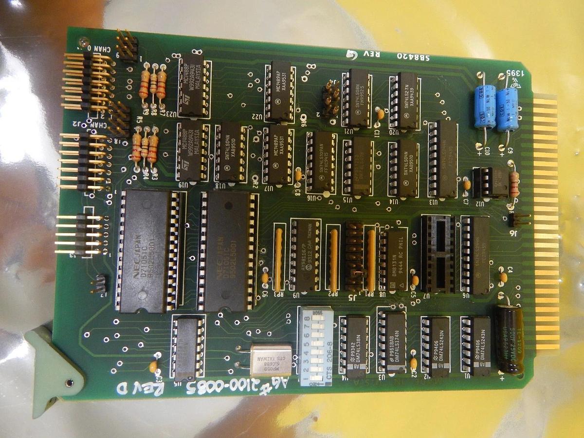 Used Micro/Sys SB8420 PCB Card 2100-0085 SER3 AG Associates 7100-5190-03 4100s Used
