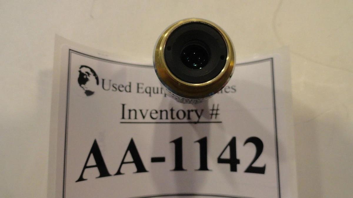 Used Olympus MSPlan 20 Microscope Objective 0.46 ∞/0 f=180 IC 20 Used Working