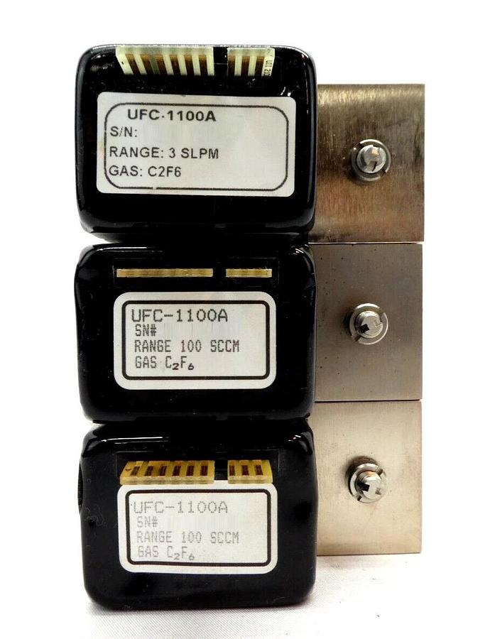 Used UNIT Instruments UFC-1100A Mass Flow Controller MFC C2F6 O2 Ar Lot of 22 Working