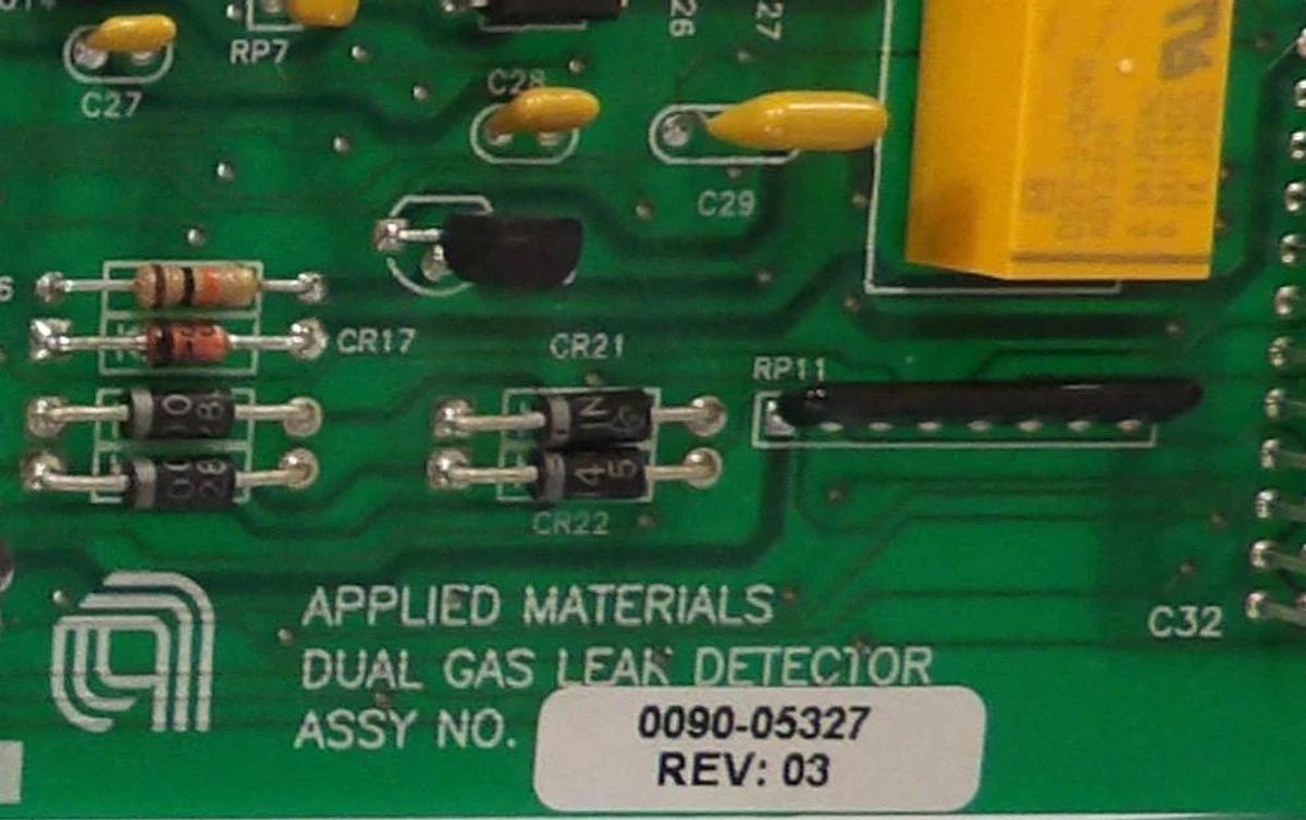 Used AMAT 0090-05327 Dual Gas Leak Detector PCB Card 0100-02922 Reseller Lot of 4
