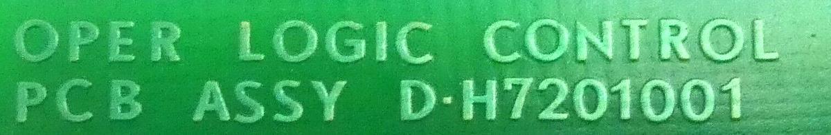 Used Varian D-H7201001 Operation Logic Control PCB D-H7202001 Working Surplus