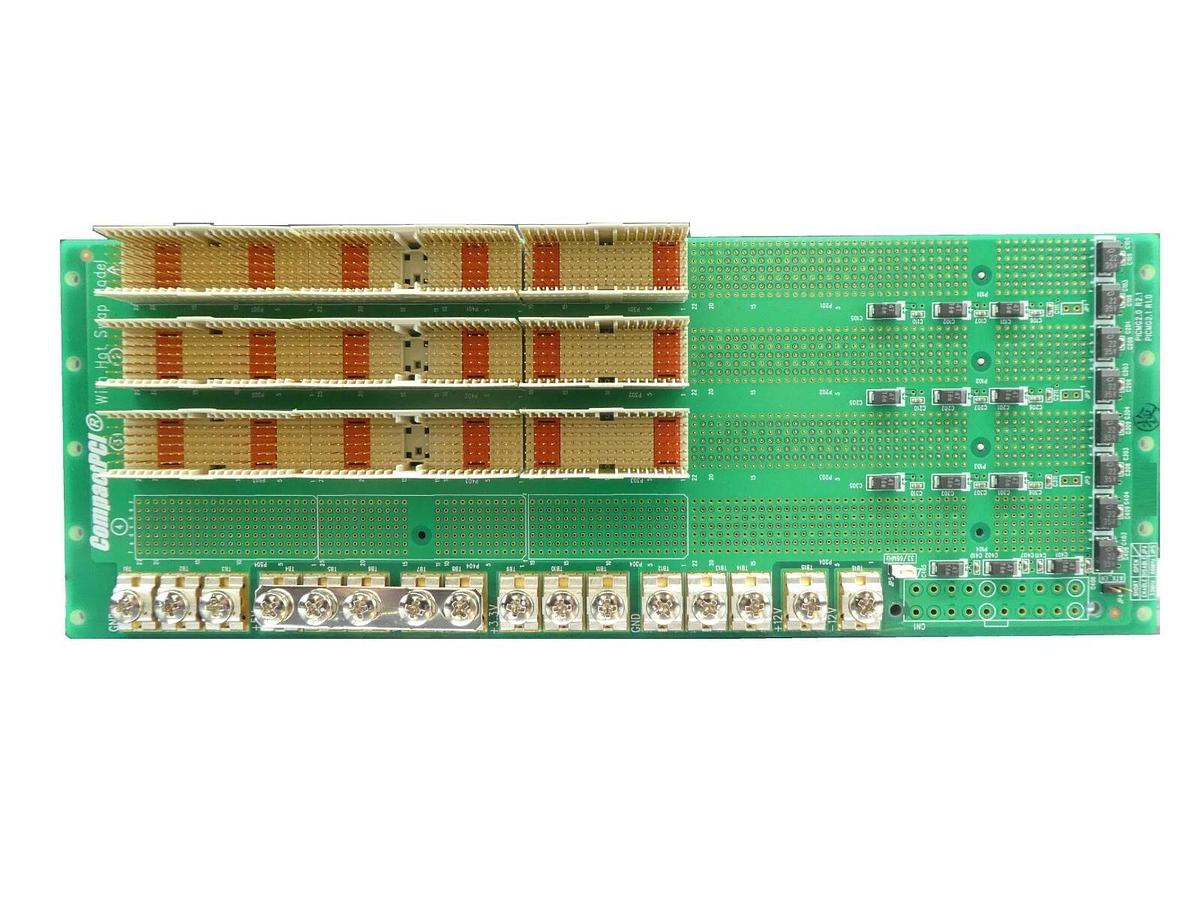 Used CompactPCI E100901M00-A1 Backplane PCB RCP-D4C/NIK1 Nikon NSR FX-601F Working