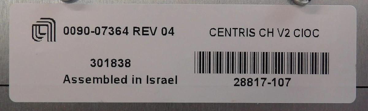 Used AMAT Applied Materials 0090-07364 CENTRIS CH V2 Working