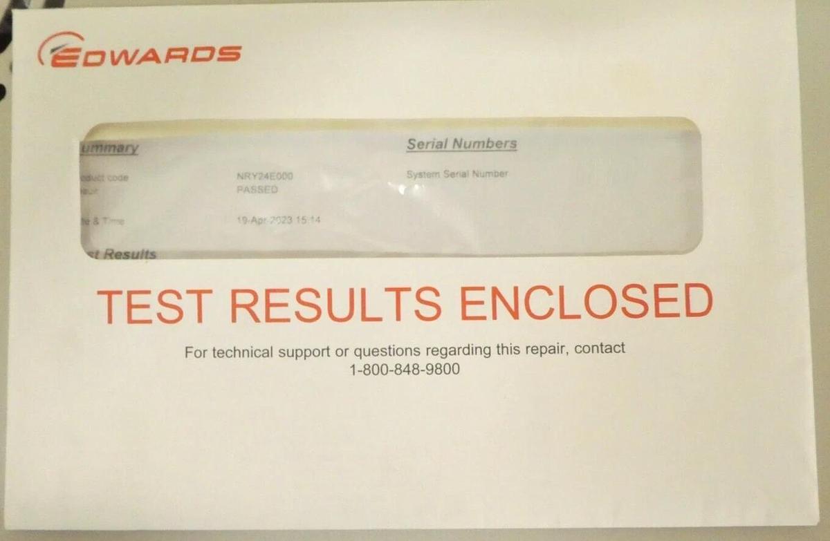 Refurbished iXH 610 Edwards NRY24E000 Dry Vacuum Pump iXH610 Manufacturer Refurbished