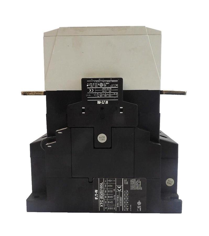 Used Eaton XTCE185L 3-Pole Contactor Moeller Series Lot of 3 Working Surplus