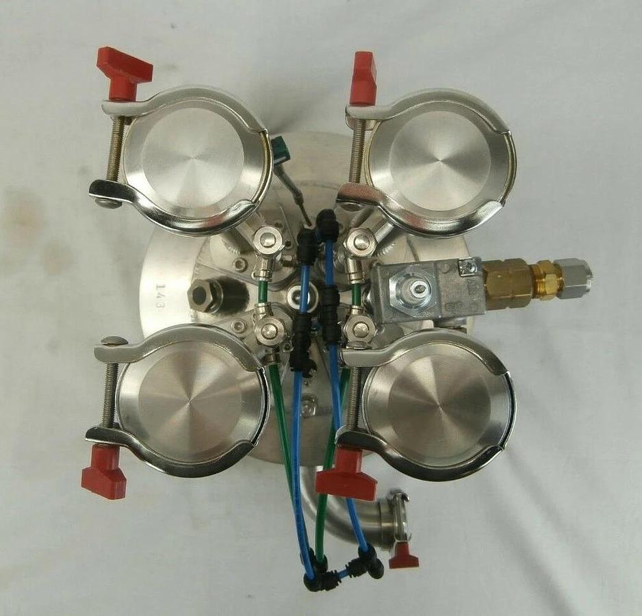 Used Edwards Helios Head Assembly Long Body Combustion Chamber Used Working