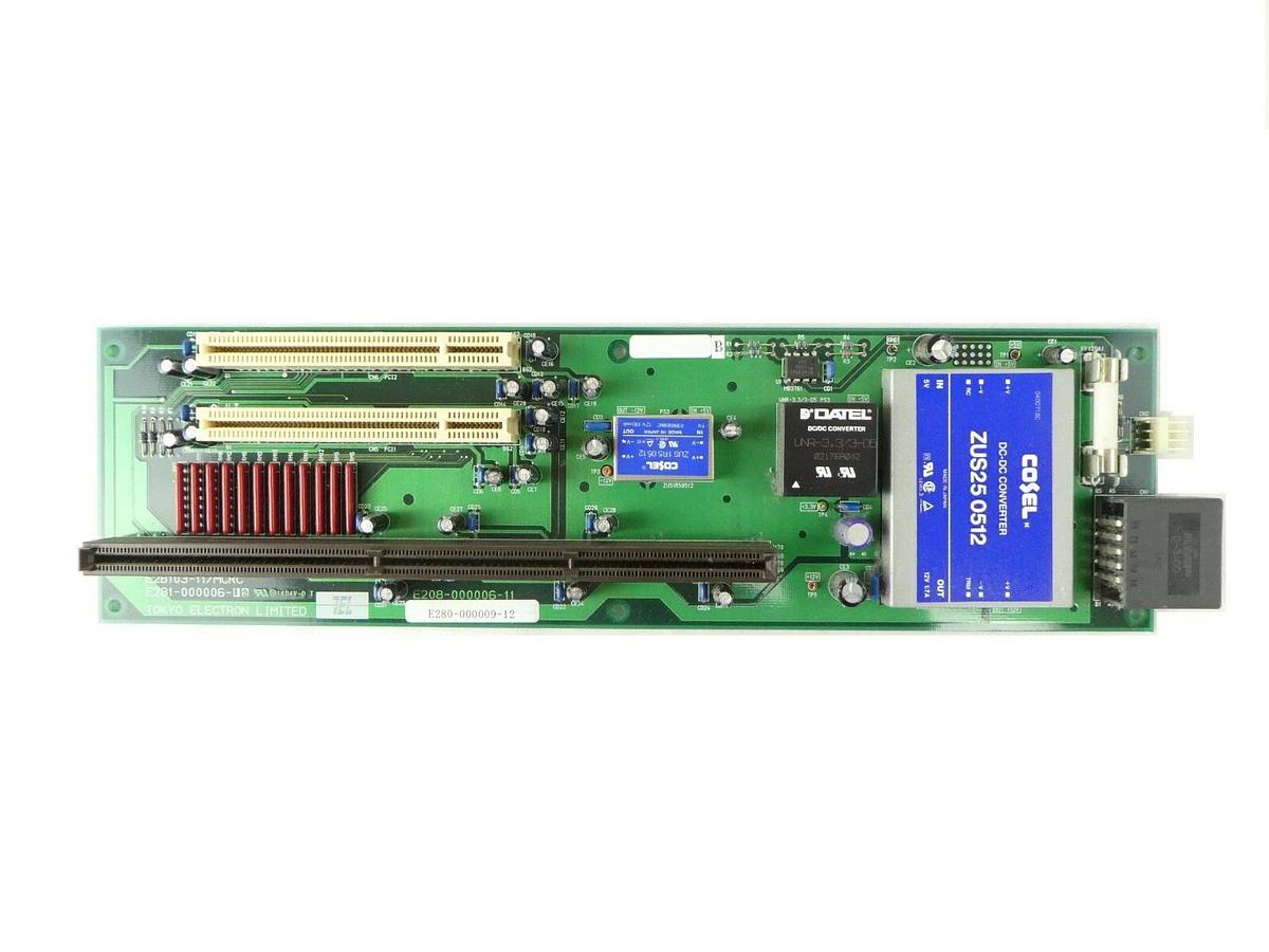 Used TEL Tokyo Electron E280-000009-12 Backplane PCB E2B103-11/MCRC Working Surplus