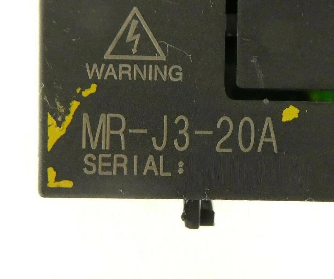 Used Mitsubishi Electric MR-J3-20A AC Servo Driver MELSERVO AMAT Working Surplus
