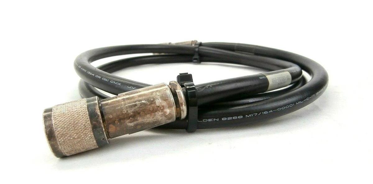 Used Lam Research 853-707093-001 RF Cable 4.5 Foot FPD Continuum Working Spare