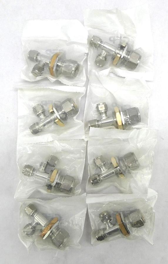 Used Gasflo Products BHD-809-604896 Fitting Assembly Reseller Lot of 8 New Surplus