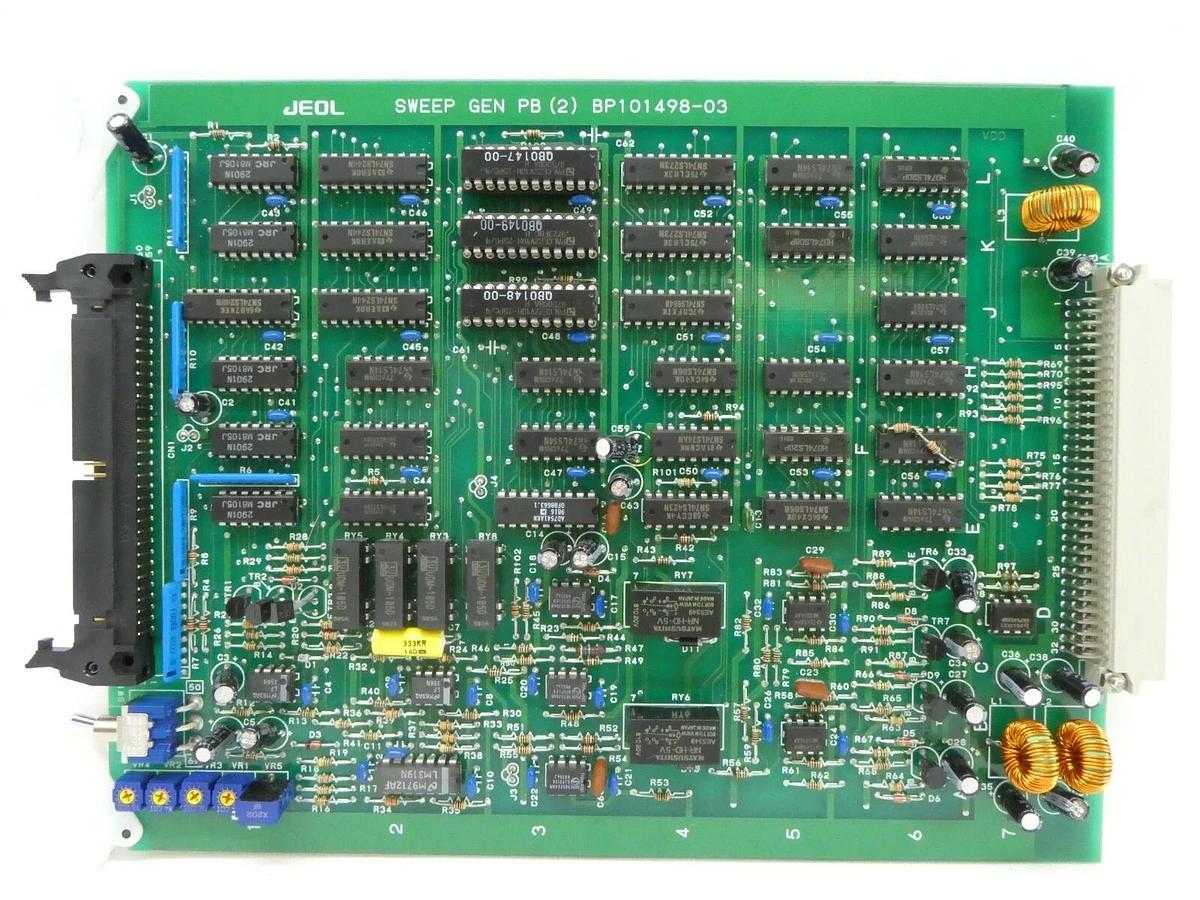 Used JEOL BP101498-03 SWEEP GEN PB(2) PCB Card JWS-2000 Wafer Review SEM Working
