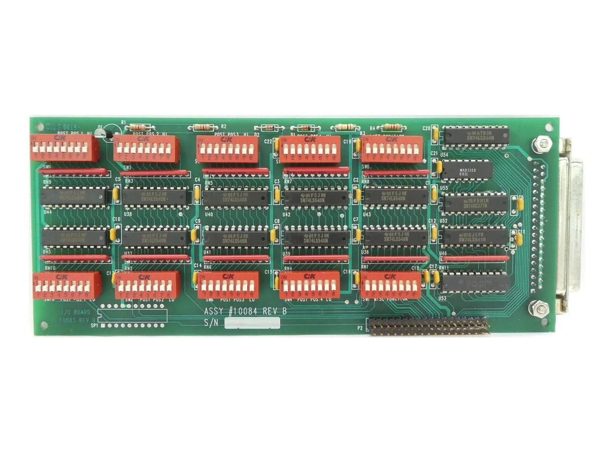 Brooks Automation 10084 I/O Board PCB 10083 Rev. B New Surplus