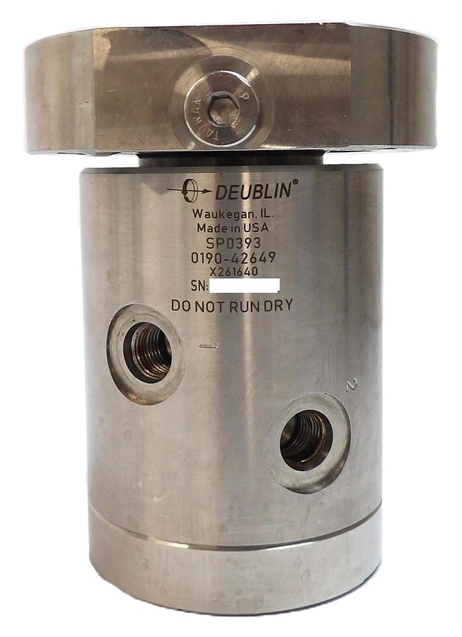 Used Deublin SP0393 Rotary Union Wafer Sputter Assembly Working Surplus