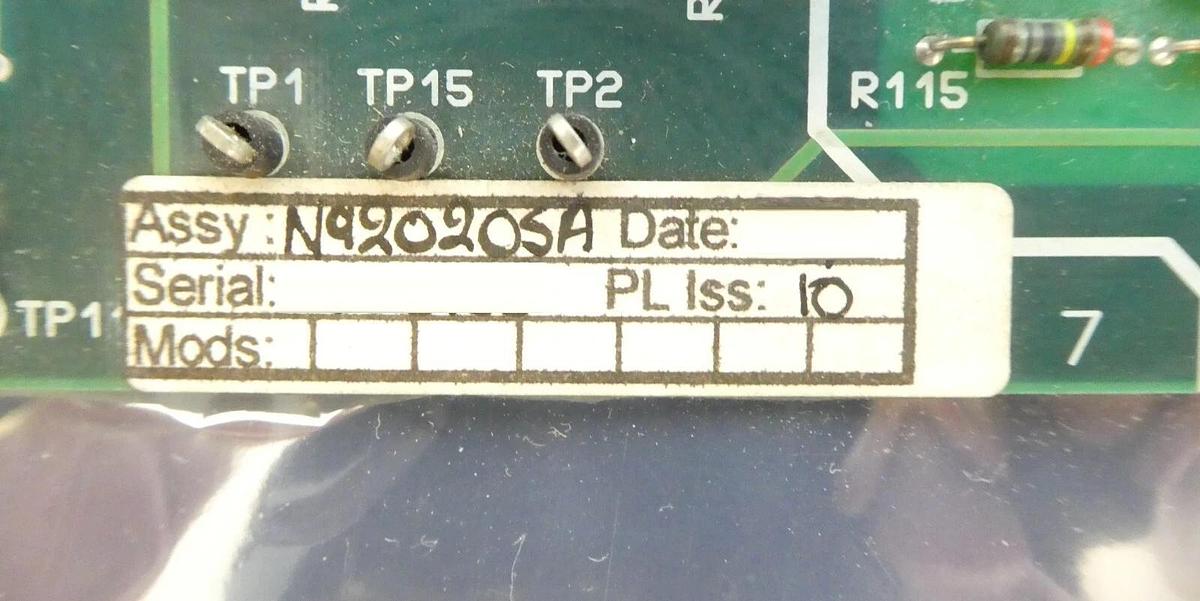 Used Micromass UK Limited N920205A High Mass Gen Control PCB Quattro Ultmia Working