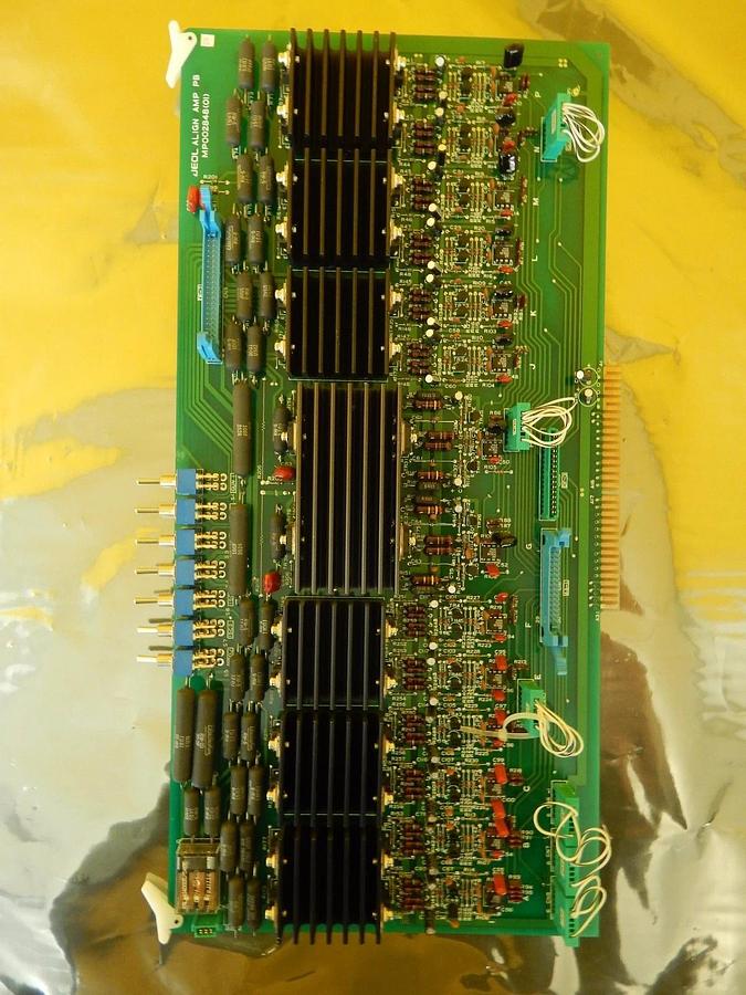 Used JEOL MP002848(01) ALIGN AMP PB PCB Card KI JEM-2010F TEM Working