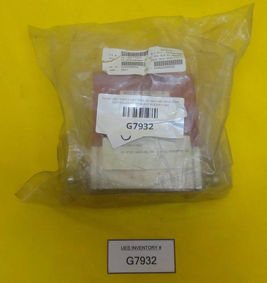 Horiba STEC SEC-4600M Mass Flow Controller MFC 100 SLM H2 New