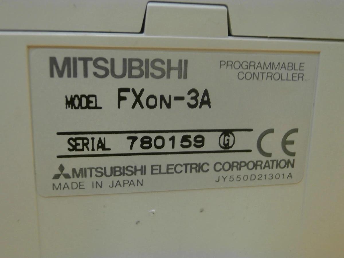 Used Mitsubishi FX1N-40MR-ES/UL PLC Control Assembly MELSEC FX2N-16EYR FX0N-3A Used