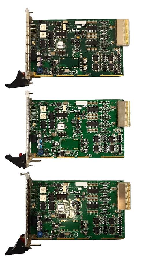 Used MKS Instruments AS01496-0-5 PCB Card CDN496R AMAT 0190-34795 Reseller Lot of 3