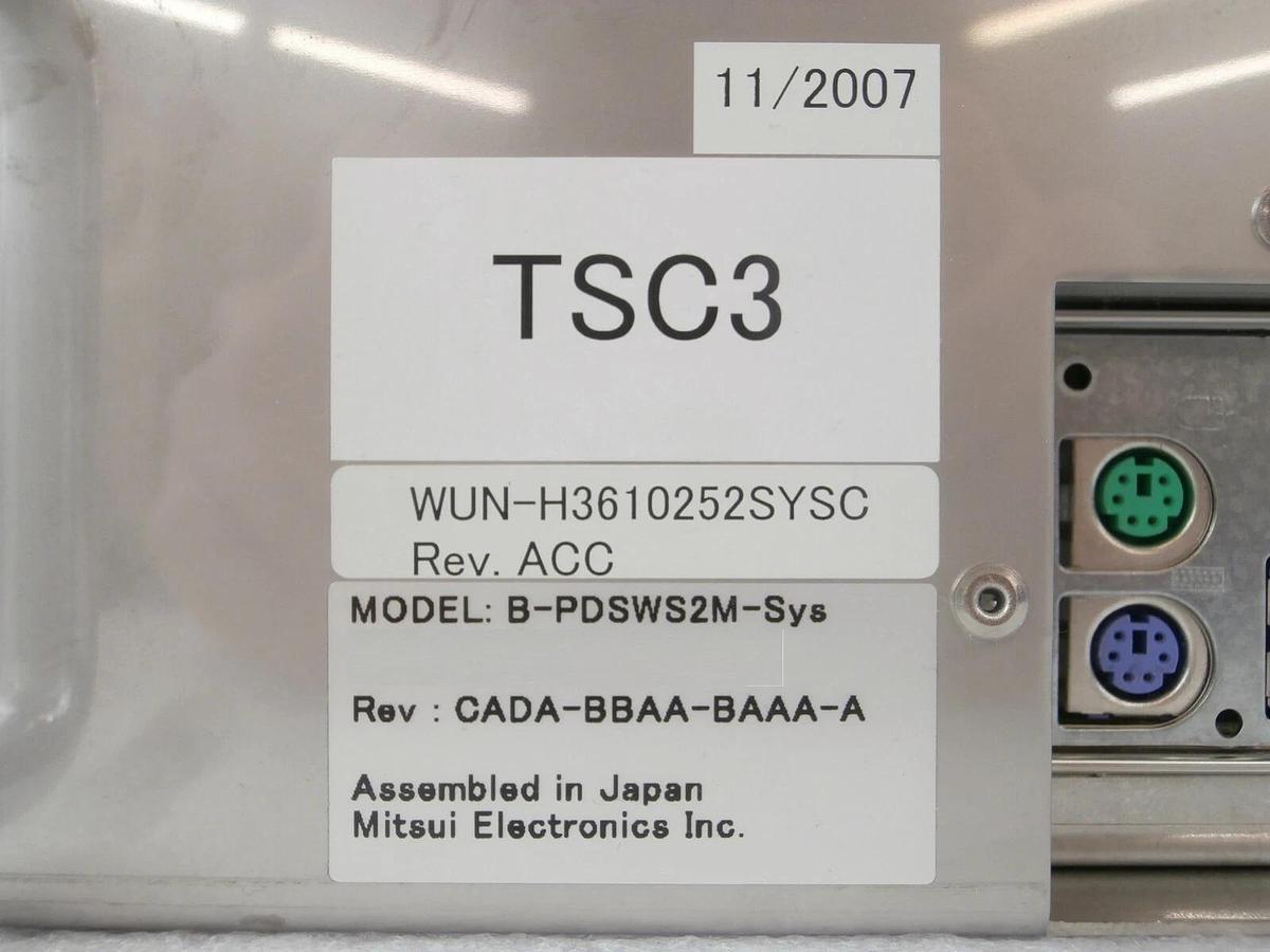 Used Mitsui B-PDSWS2M-Sys TSC3 Computer WUN-H3610252SYSC Rev. ACC Advantest T2000